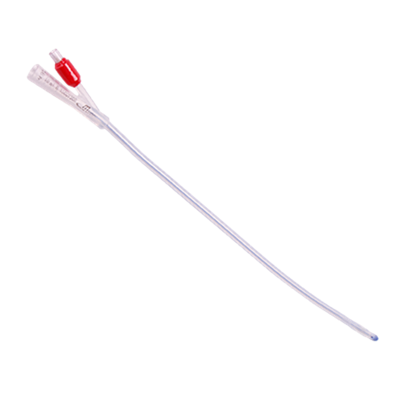 Silicone 2-Way Foley Catheter 40cm Standard Tip with 10mL Balloon 18Fr